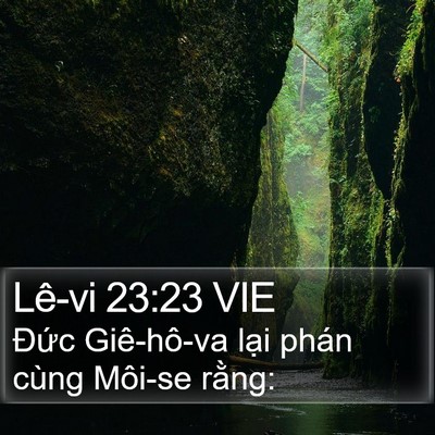 Lê-vi 23:23 VIE Bible Verse Image