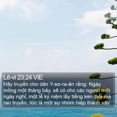 Lê-vi 23:24 VIE Bible Verse Image