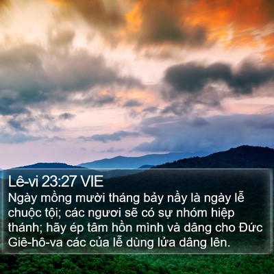 Lê-vi 23:27 VIE Bible Verse Image