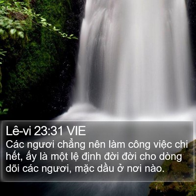 Lê-vi 23:31 VIE Bible Verse Image