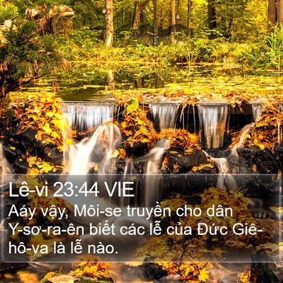 Lê-vi 23:44 VIE Bible Verse Image
