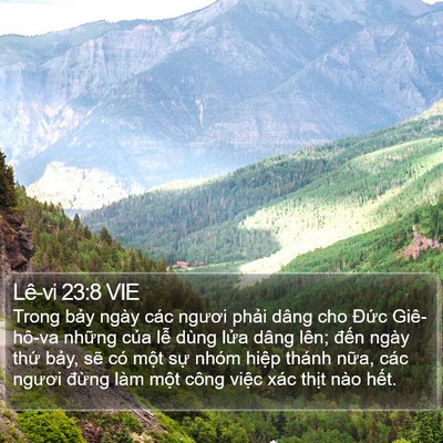 Lê-vi 23:8 VIE Bible Verse Image