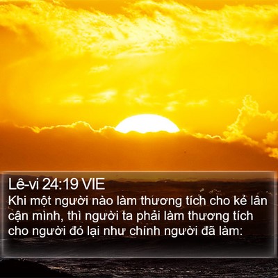 Lê-vi 24:19 VIE Bible Verse Image
