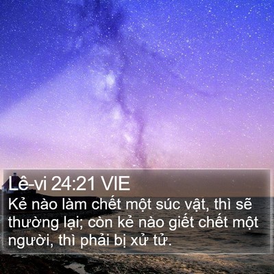 Lê-vi 24:21 VIE Bible Verse Image