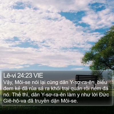 Lê-vi 24:23 VIE Bible Verse Image