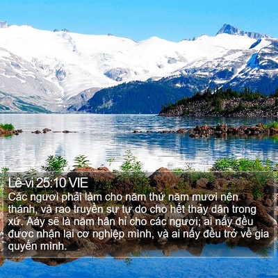 Lê-vi 25:10 VIE Bible Verse Image