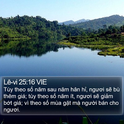 Lê-vi 25:16 VIE Bible Verse Image