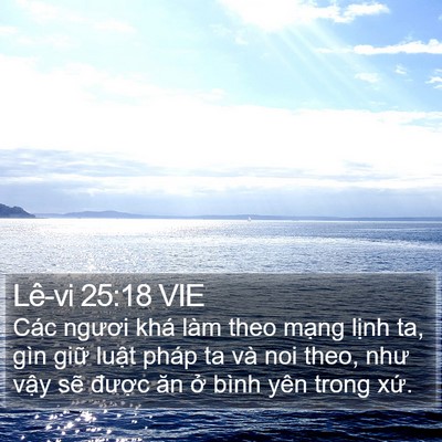 Lê-vi 25:18 VIE Bible Verse Image