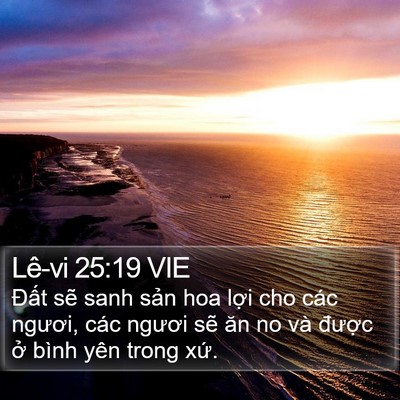 Lê-vi 25:19 VIE Bible Verse Image