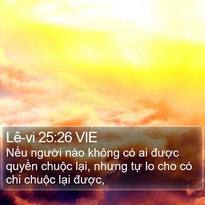 Lê-vi 25:26 VIE Bible Verse Image