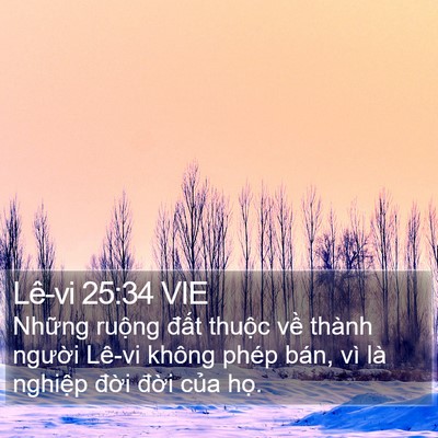 Lê-vi 25:34 VIE Bible Verse Image