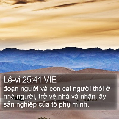 Lê-vi 25:41 VIE Bible Verse Image
