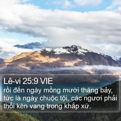 Lê-vi 25:9 VIE Bible Verse Image