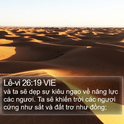 Lê-vi 26:19 VIE Bible Verse Image
