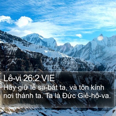 Lê-vi 26:2 VIE Bible Verse Image