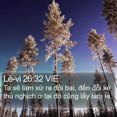 Lê-vi 26:32 VIE Bible Verse Image