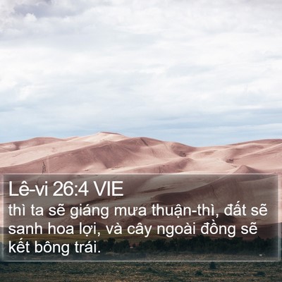 Lê-vi 26:4 VIE Bible Verse Image