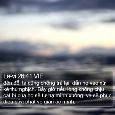 Lê-vi 26:41 VIE Bible Verse Image