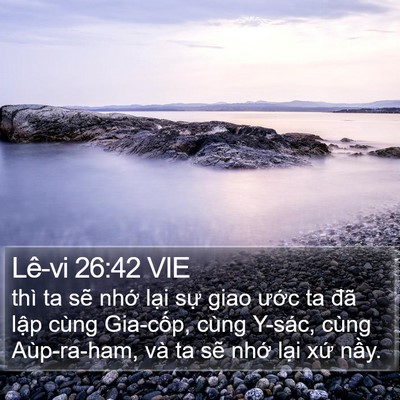 Lê-vi 26:42 VIE Bible Verse Image