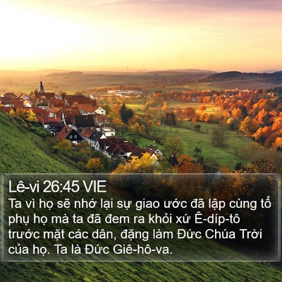 Lê-vi 26:45 VIE Bible Verse Image