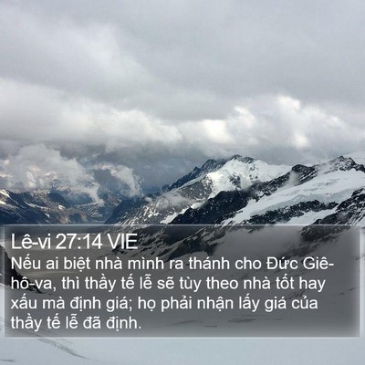 Lê-vi 27:14 VIE Bible Verse Image