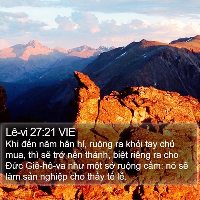 Lê-vi 27:21 VIE Bible Verse Image