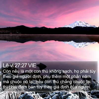 Lê-vi 27:27 VIE Bible Verse Image