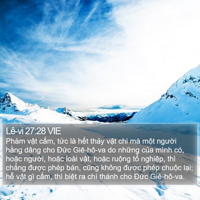 Lê-vi 27:28 VIE Bible Verse Image