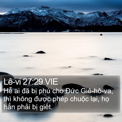 Lê-vi 27:29 VIE Bible Verse Image