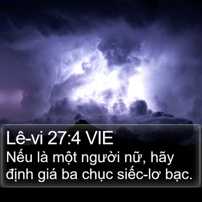 Lê-vi 27:4 VIE Bible Verse Image