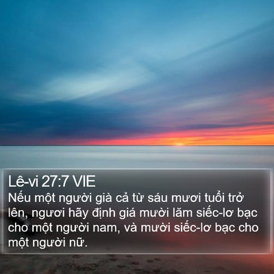 Lê-vi 27:7 VIE Bible Verse Image