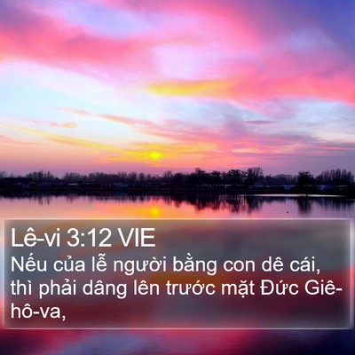 Lê-vi 3:12 VIE Bible Verse Image