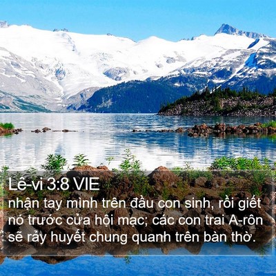 Lê-vi 3:8 VIE Bible Verse Image