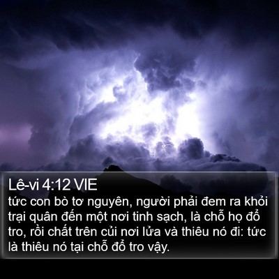 Lê-vi 4:12 VIE Bible Verse Image