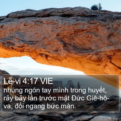 Lê-vi 4:17 VIE Bible Verse Image