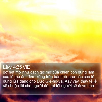 Lê-vi 4:35 VIE Bible Verse Image