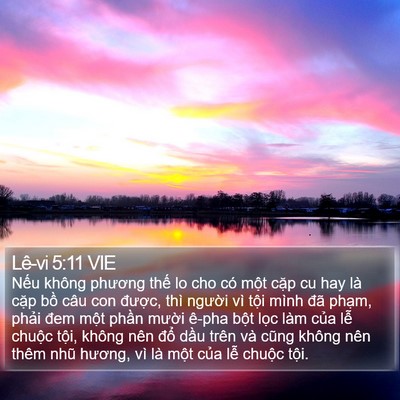 Lê-vi 5:11 VIE Bible Verse Image
