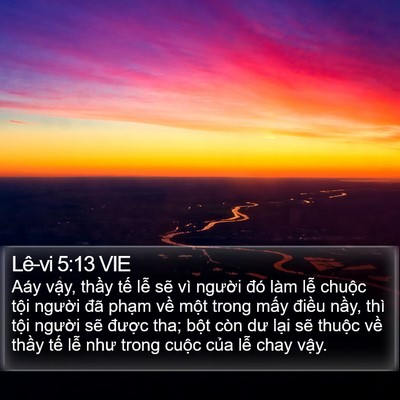 Lê-vi 5:13 VIE Bible Verse Image