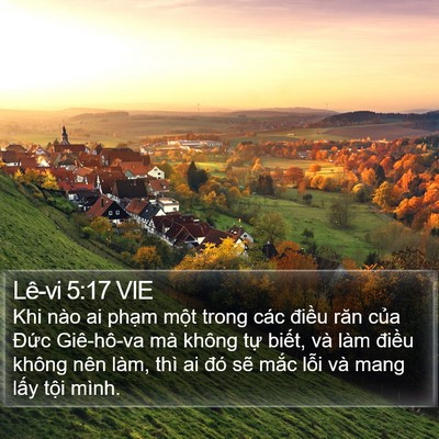 Lê-vi 5:17 VIE Bible Verse Image