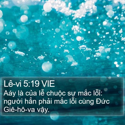 Lê-vi 5:19 VIE Bible Verse Image