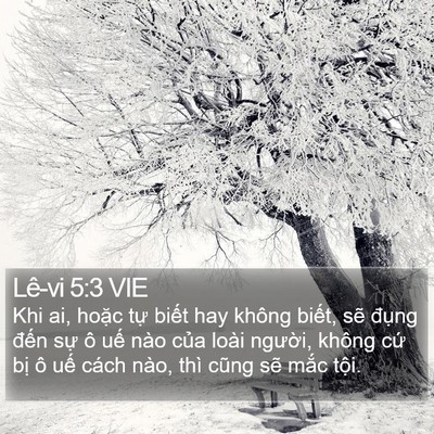 Lê-vi 5:3 VIE Bible Verse Image