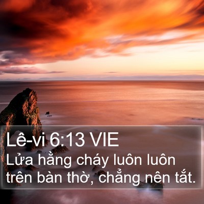 Lê-vi 6:13 VIE Bible Verse Image