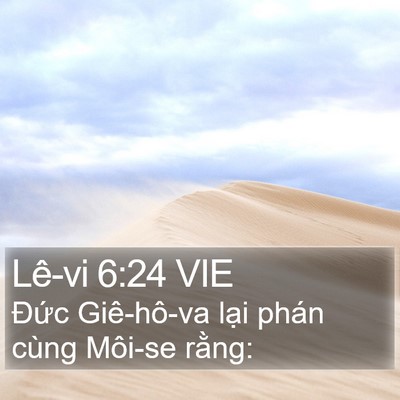 Lê-vi 6:24 VIE Bible Verse Image