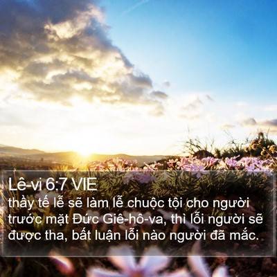 Lê-vi 6:7 VIE Bible Verse Image