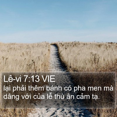 Lê-vi 7:13 VIE Bible Verse Image