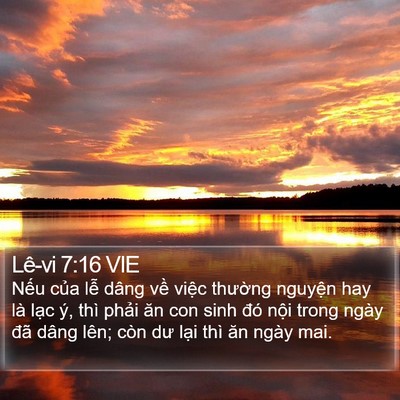 Lê-vi 7:16 VIE Bible Verse Image