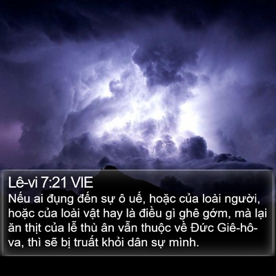 Lê-vi 7:21 VIE Bible Verse Image