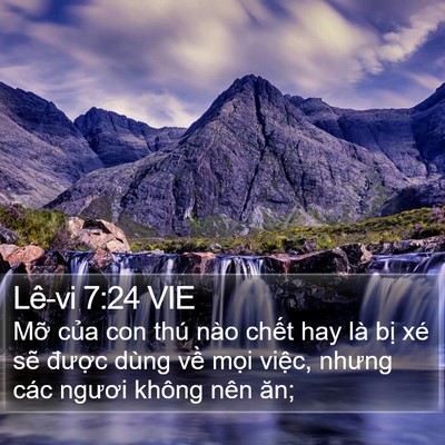Lê-vi 7:24 VIE Bible Verse Image