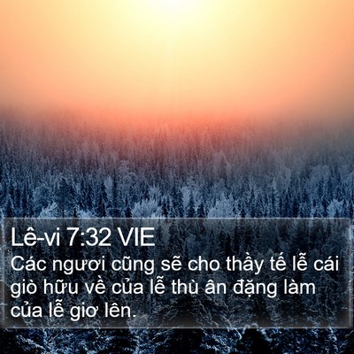Lê-vi 7:32 VIE Bible Verse Image