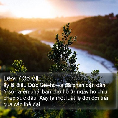 Lê-vi 7:36 VIE Bible Verse Image